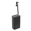 Digital Display Car Tire Pump Wireless Portable USB Rechargeable Cordless   Pump with Light for Motorbike Bike Football Basketball Black Metal Plas