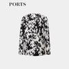 Ports LT8B055TPT084 Women's Floral Print Silk Blend Shirt