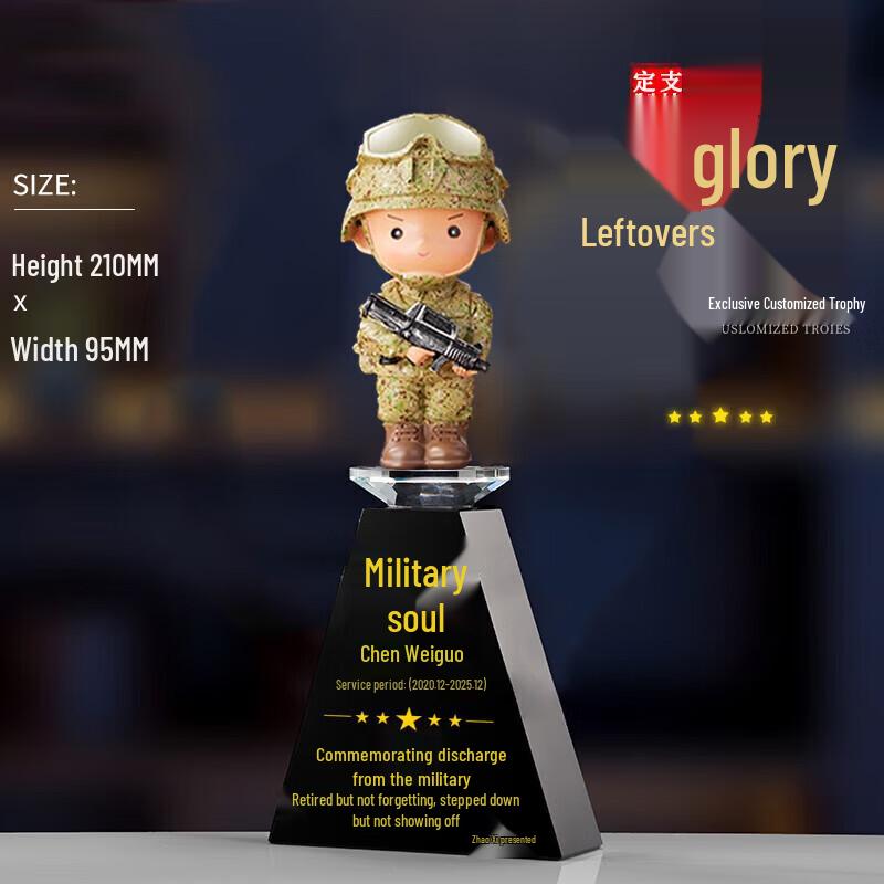 Veteran Commemorative Cartoon Soldier Figurine