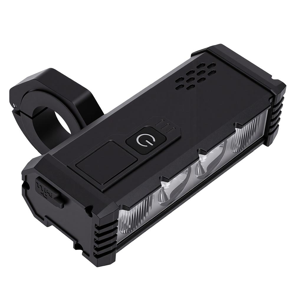 Bike Light Set Digital Display Aluminum Alloy High Brightness Type C Rechargeable LED Bike Headlight Tail Light for