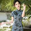 Guofeng 2026 Velvet Qipao: Plus Size Long Style for Weddings and Banquets