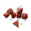 7 Piece Dice Set, Polyhedral Dice, Math Counting Teaching Aids, Multi-Sided Game Set