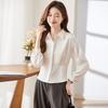 Women's Long-Sleeve Chiffon Blouse