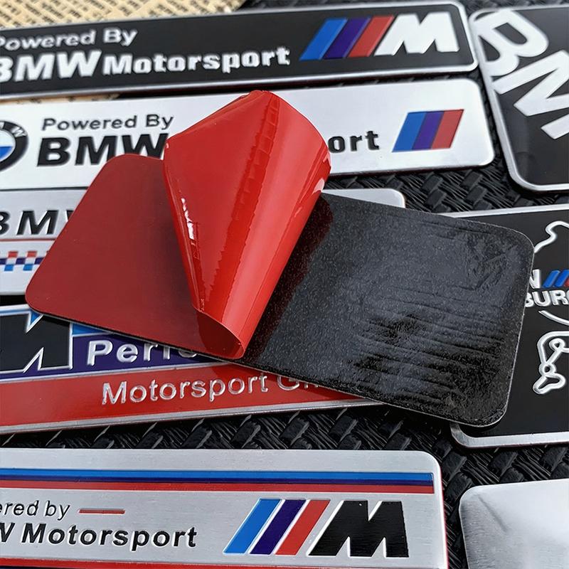 3D Aluminum Car Styling Sticker Body Trunk Decoration Decal Accessories For BMW G80 G06 G07 G42 G14 G15 G16 F82 F20 F21 F83 M2 M