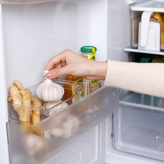 Yousheng Cooling Clear Storage Boxes Extra-Thick Shatterproof PET Containers with Handles Stackable Refrigerator
