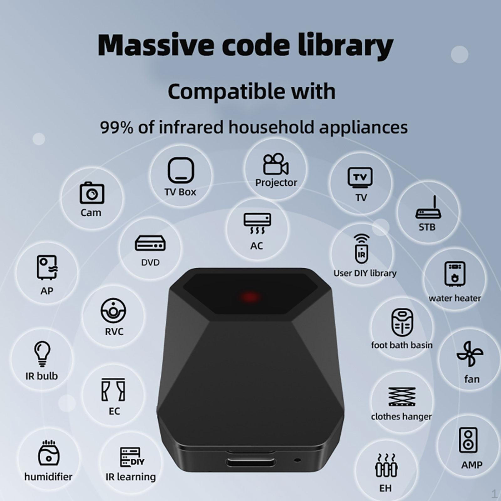 

ИК Адаптер Пульта Дистанционного Управления Инфракрасный Контроллер Универсальный Домашний Центр для Компании Подметальная Машина