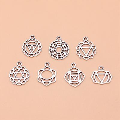 Religious Amulet Mix Sets Variety Pack Charm Antique Silver Zinc Alloy Jewelry Making Supplies Necklace Bracelet Charms