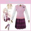 Danganronpa V3 Akamatsu Kaede Full Set Cosplay Costume With Breathable Fabric And Perfect Fit