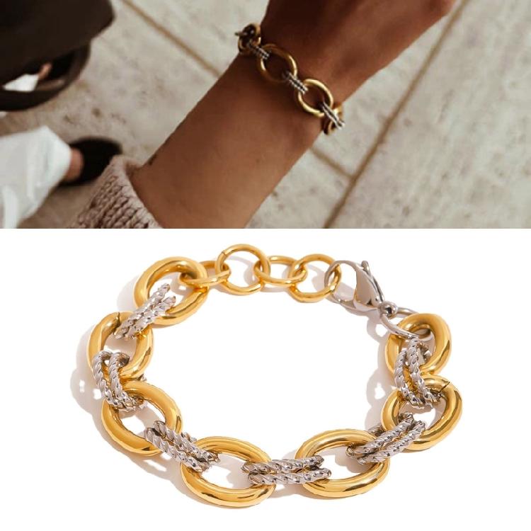 Delicate 18K Gold Plated Chain Bracelet Elegant Styles Suitable for Both Casual and Formal Special Event Daily Use