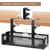 Under Desk Cable Management Tray No Drill Easy Clean Metal Cable Organizer for Home Office Small Business Desk Wire Storage