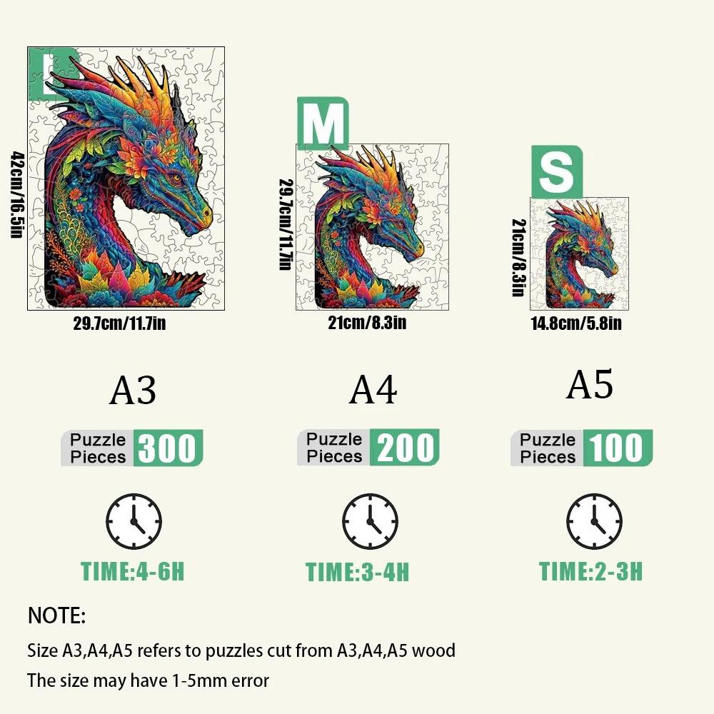 Irregular Animal Shaped Wooden Puzzle Colorful Succulent Wooden Puzzle Magic Puzzle Intellectual Toy Educational Toys Game Birth