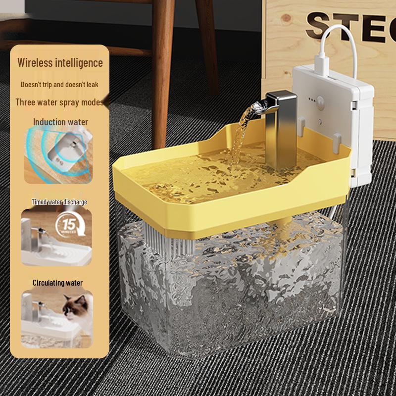 

Умный фонтанчик для домашних животных с автоматической циркуляционной системой фильтрации USB Pump (No Plug)