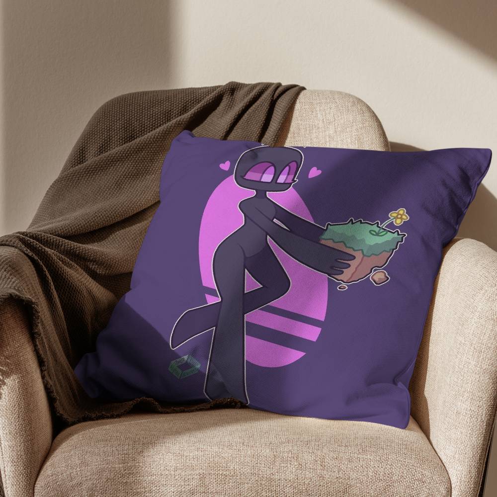 black Ender Dragon game Enderman pillow cover living room sofa cushion cover bedroom room bed pillow cover home decoration