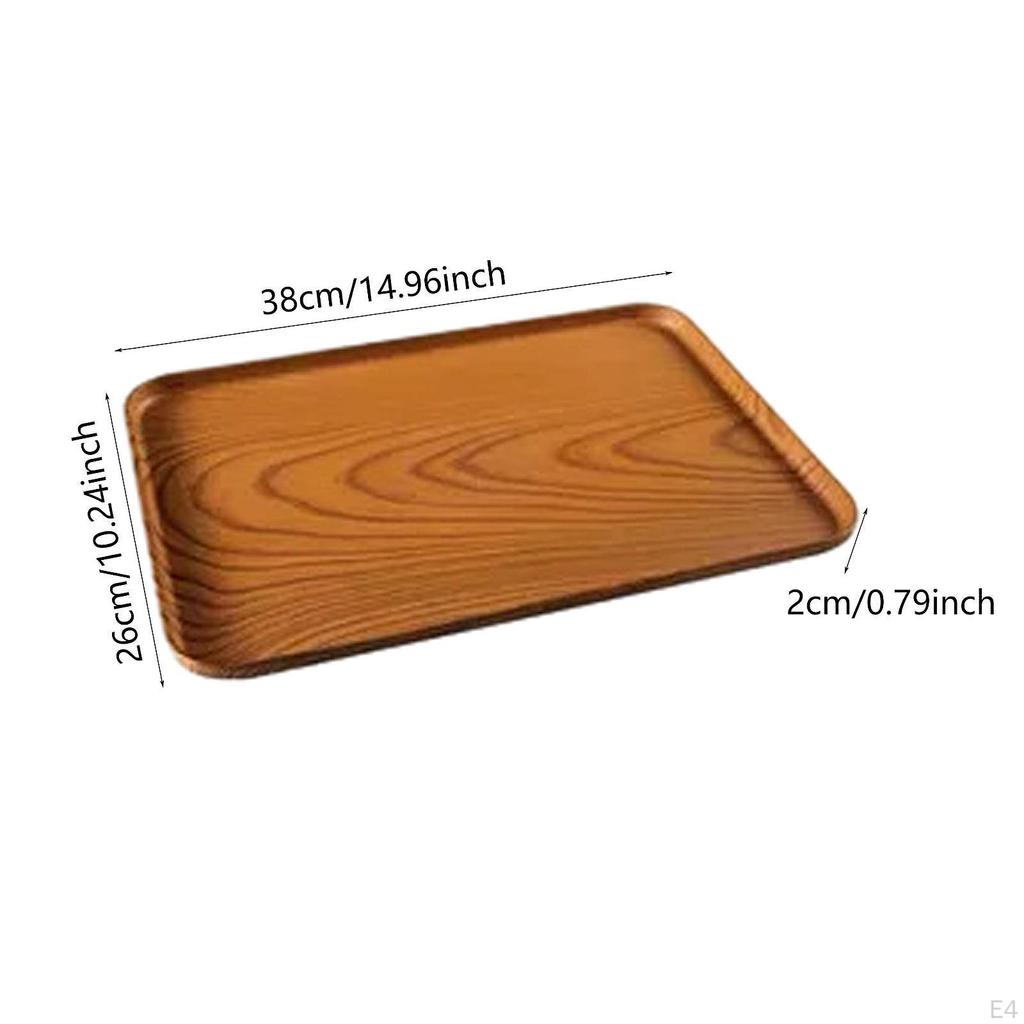 Serving Platter Breakfast Coffee Table Tray Multipurpose Cheese Board Modern Dessert Plate Rectangle