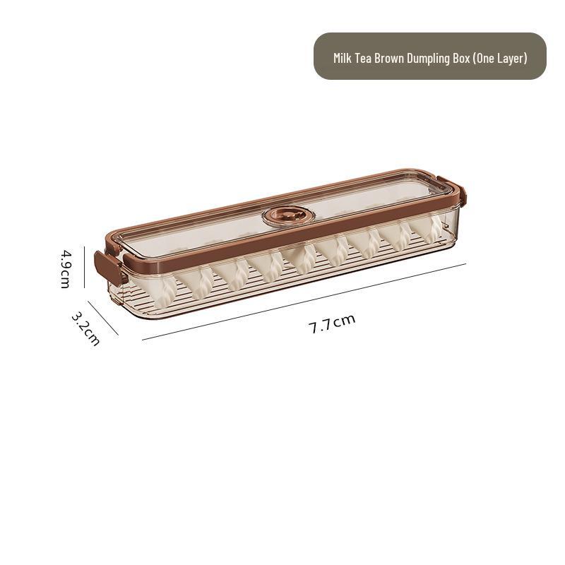 Sealed Fresh-Keeping Dumpling Storage Box with Lid for Refrigerator and Freezer