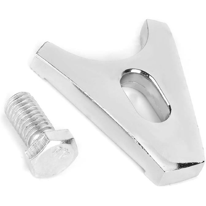 KIMISS SBC Distributor Clamp Chrome Steel Hold Down Clamp Chrome Steel for Chevy V8 V6 for ENGINES 265 283 305 307 327 350 383 400 396 402 427 454
