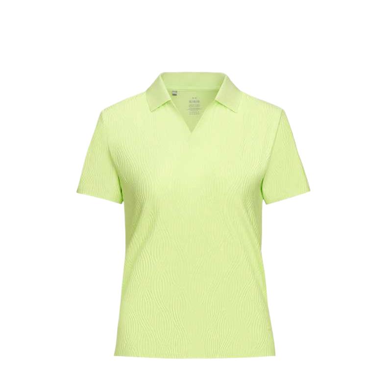 

Under Armour Halo V-Neck Short Sleeve Solid Golf Shirt Women tops 6009801-391 S