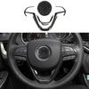 3Pc Steering Wheel Decor Strips Molding Cover Trim For Jeep Grand Cherokee 2014+