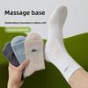 Pure Cotton Socks - Men's Mid-calf Socks, Antibacterial, Deodorizing, Sweat-absorbing, Breathable Sports Socks