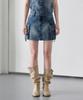 Deketeuumeon Cargo Mini Skirt Dcsk004Bluea