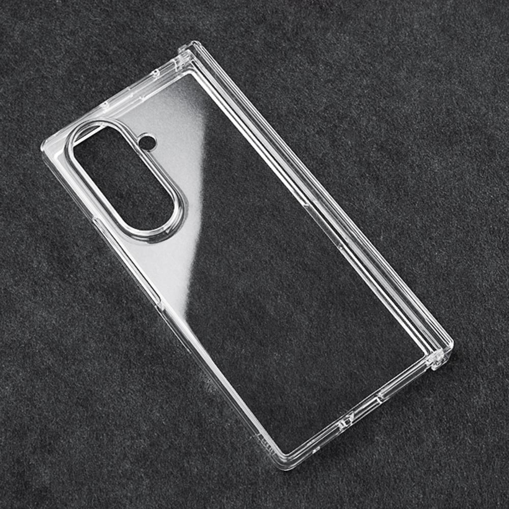 For Samsung Galaxy Z Fold7 5G Case Anti-Drop Transparent Hard PC Phone Cover