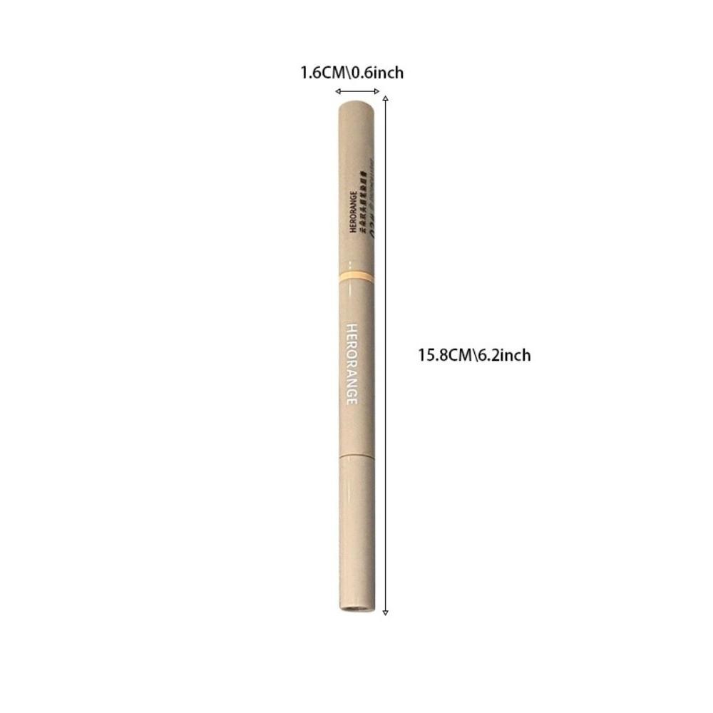 Fashion Double Head Eyebrow Pencil Waterproof Long Lasting Eyebrow Stick Makeup Tool Smooth Eyebrow Pen Beauty