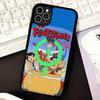 The Flintsto nes Cartoon For Case For IPhone 17 16 Pro Max 15 14 Plus 13 12 11 Wireless Charging Phone Cover