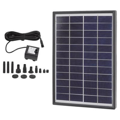 Solar Brunnen Pumpe 12V 6W ABS Anti Verstopfung Filter Einfache Reinigung Solar Powered Wasserpumpe für