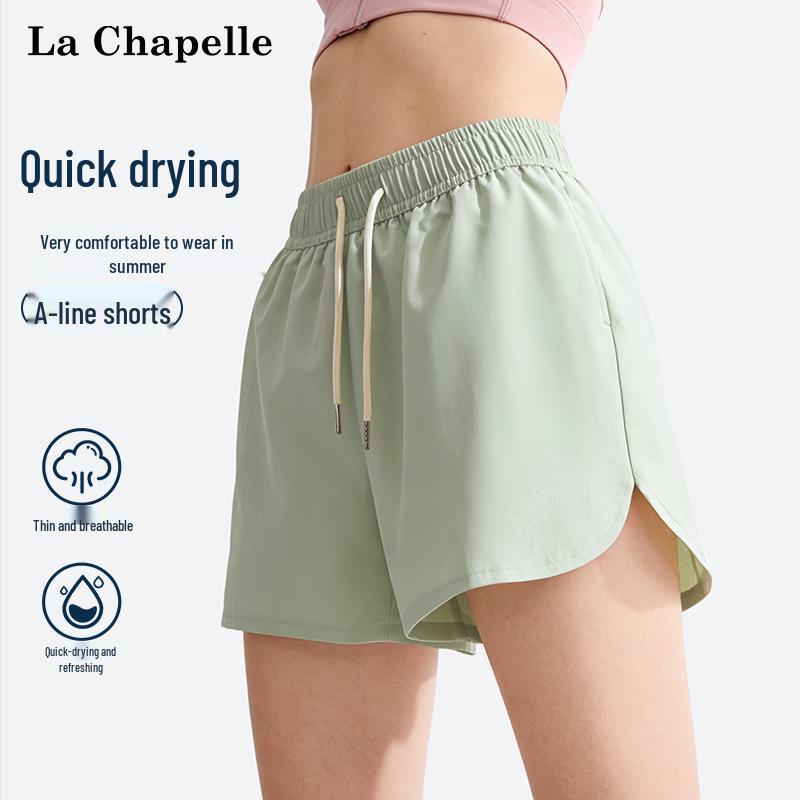 La Chapelle UPF50+ Anti-Bacterial Quick-Dry Athletic Shorts for Women M