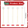 100Pcs Christmas Cocktail Picks Cocktail Toothpicks Cake Topper Pick Assorted Snowflake Skewers Xmas Bamboo Sticks For Sandwich