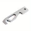 1PC 10 in 1 EDC Pocket Survival Tool Camping Screwdriver Bottle Opener Ruler Key chain Outdoor Tools for Hiking Fishing