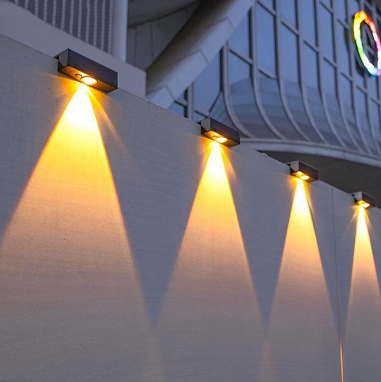 Waterproof Solar Wall Lamp for Garden, Courtyard, and Villa Décor
