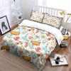 Underwater Cartoon Sea Pattern Bedding Duvet Cover Set  (1*Duvet Cover 2*Pillowcases, without duvet insert)