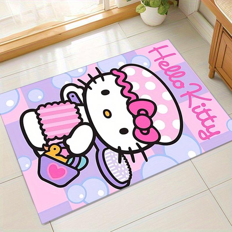 

1 шт. Розовый коврик в горошек Hello Kitty - Милый декор Hello Kitty, Ковер для спальни, Идея для подарка, Ковер для офиса, Ковер для улицы, Декор для дома, Подарок на день рожденияz2708 60cm by 90cm