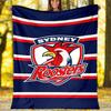 1pc Football Team (23) Theme Blanket - Digital Print, Polyester, Cozy for All Seasons, Perfect for Outdoor, Camping, and Travel