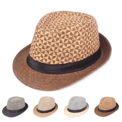 Herren Baron Hut Strohhut Frühling Sommer Sonnenschutz Hut für Herren Jazz Hut Gentleman Hut