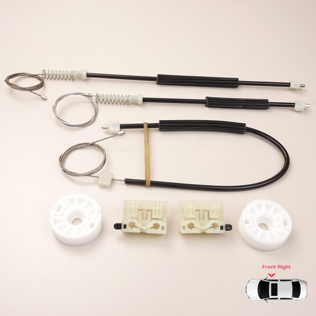 BWR5321 Power Window Lifter Regulator Repair Set Front Right for Chevrolet Cruze MK1 J300 J305 J308 2008-2016 4/5 Door 95382557
