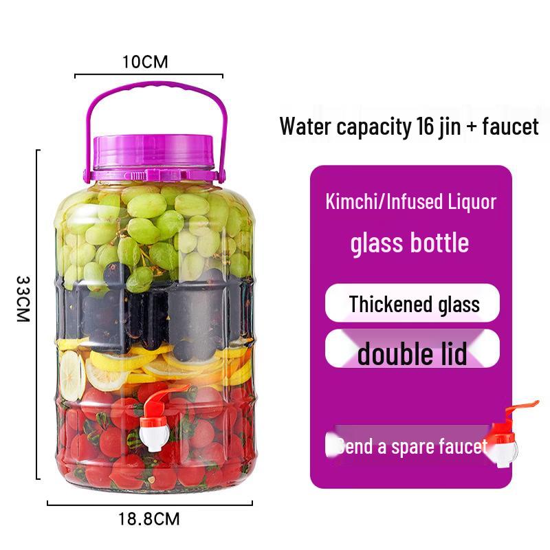 

Glass Sealed Fermentation Jar with Dispenser