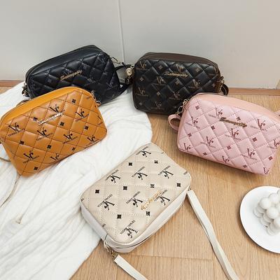 Printed Camera Bag New Small Square Bag Fresh and Sweet Women's Shoulder Bag Oblique Span Bag