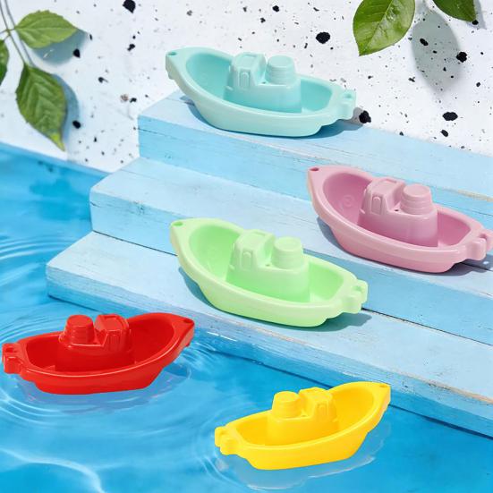 Plastic Cup Toys 5Pcs Set Floating Bath Toys for Babies Safe Round Edges Splicable Design Colorful Macarons Water Play Bathing Fun Pool Toy Bath Time