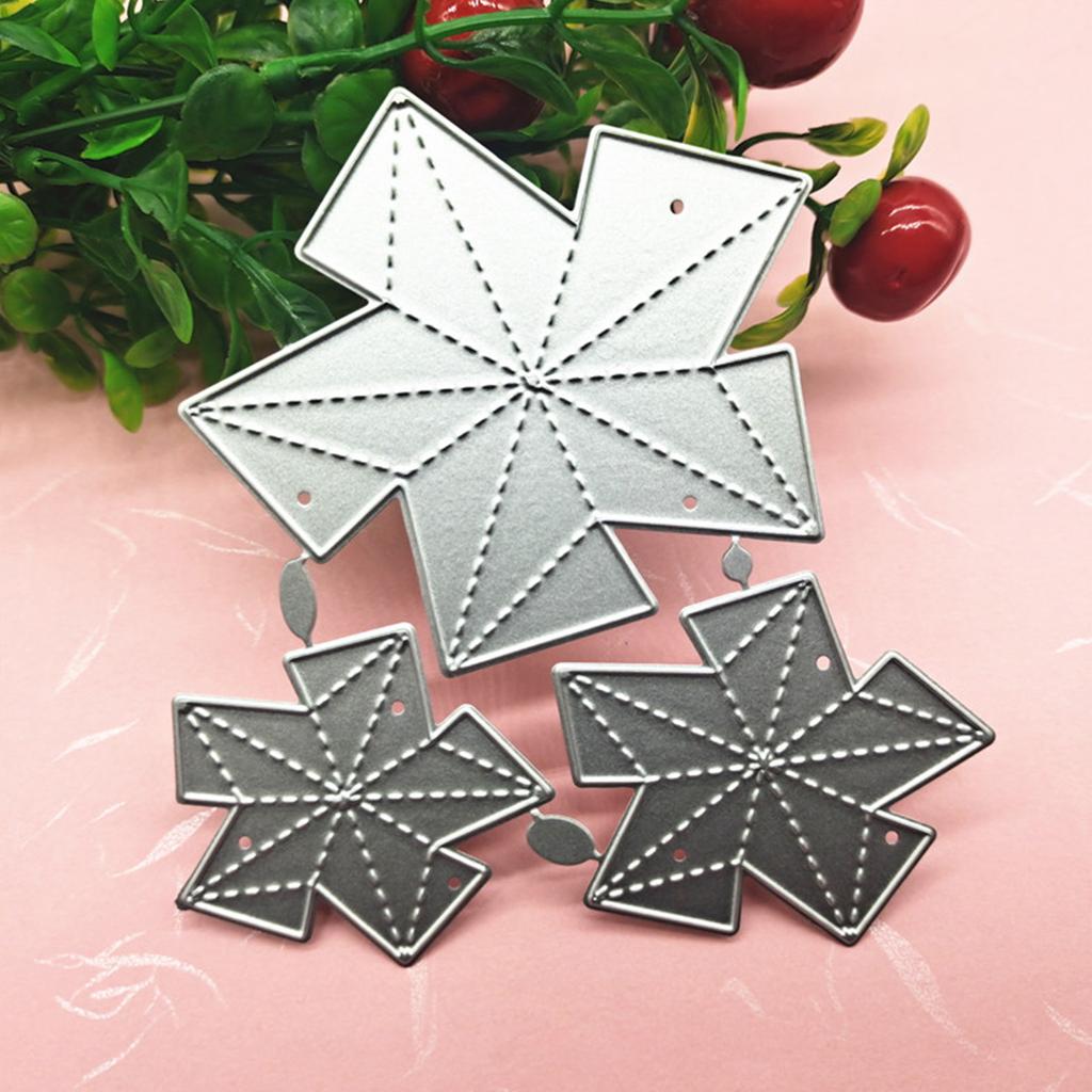 Star Shape Die Cut Metal Embossing Stencils Carbon Steel Cutting Dies for Card Making Scrapbooking Craft Embellishments