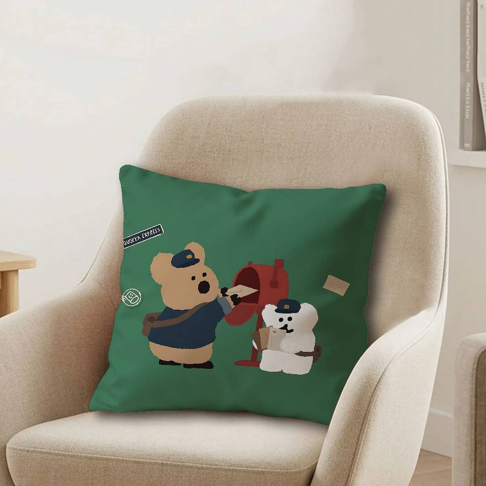 Cartoon D-Dinotaeng Personalized picture text home decorative pillows Household Gifts 45x45cm