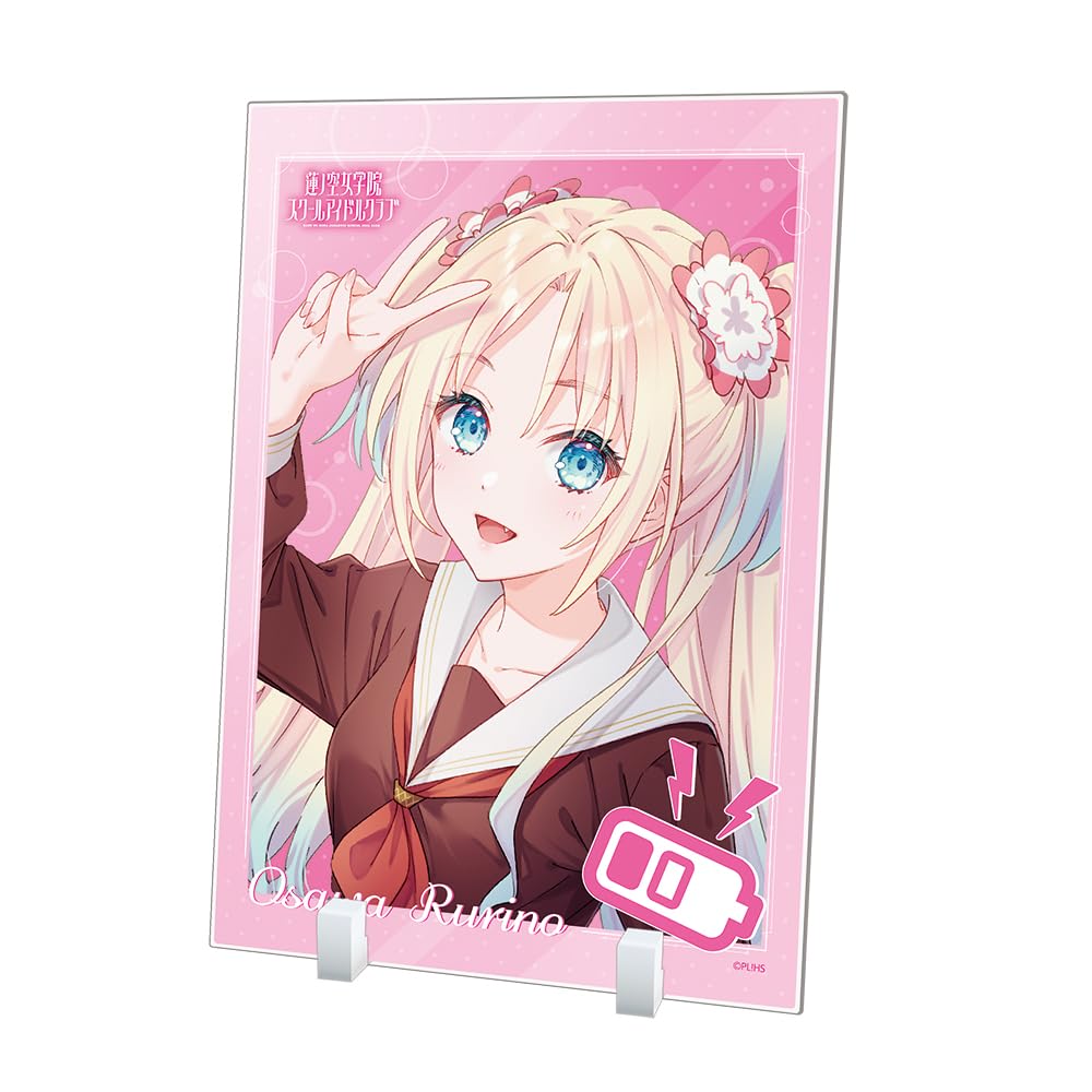 

Акриловая тарелка KADOKAWA Hasunosora Academy School Idol Club, начало сезона, Рурино Осава, Ш14 x В20 см, акриловая, для девочек, версия 104-я, прибл.