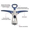 Wine Bottle Opener Ergonomic Handle Wing Corkscrew with Non-Slip Grip Dual Function Bottle Opener for Cork Beer Caps Portable Bar Tool for Home Party
