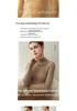 Kangsai Ni Women's Pure Cashmere Sweater - Half-High Neck, Solid Color, Slim Fit, Autumn/Winter Knit Base Layer.