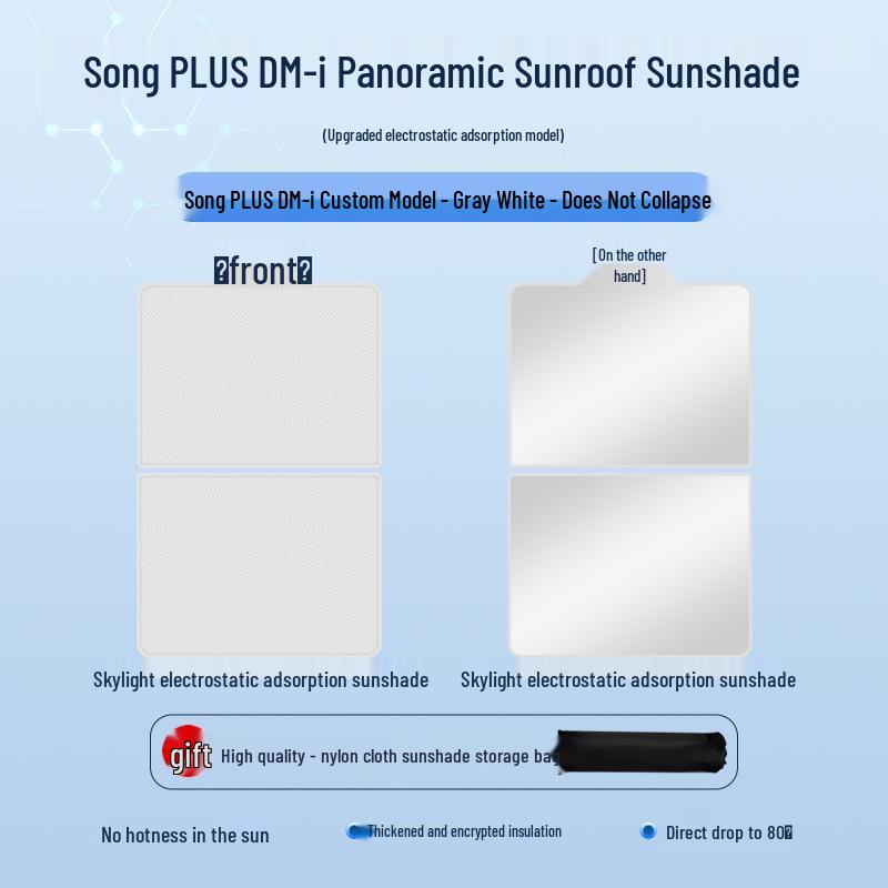 BYD Seal Tang Han Suede Heat Insulation Sunroof Shade