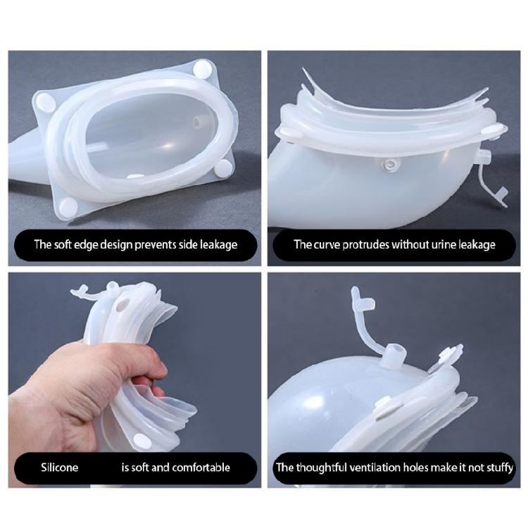 Cotton Reusable Urinal Bag For Bedridden Patients Elastic Waistband Standing Walking Incontinence Protection