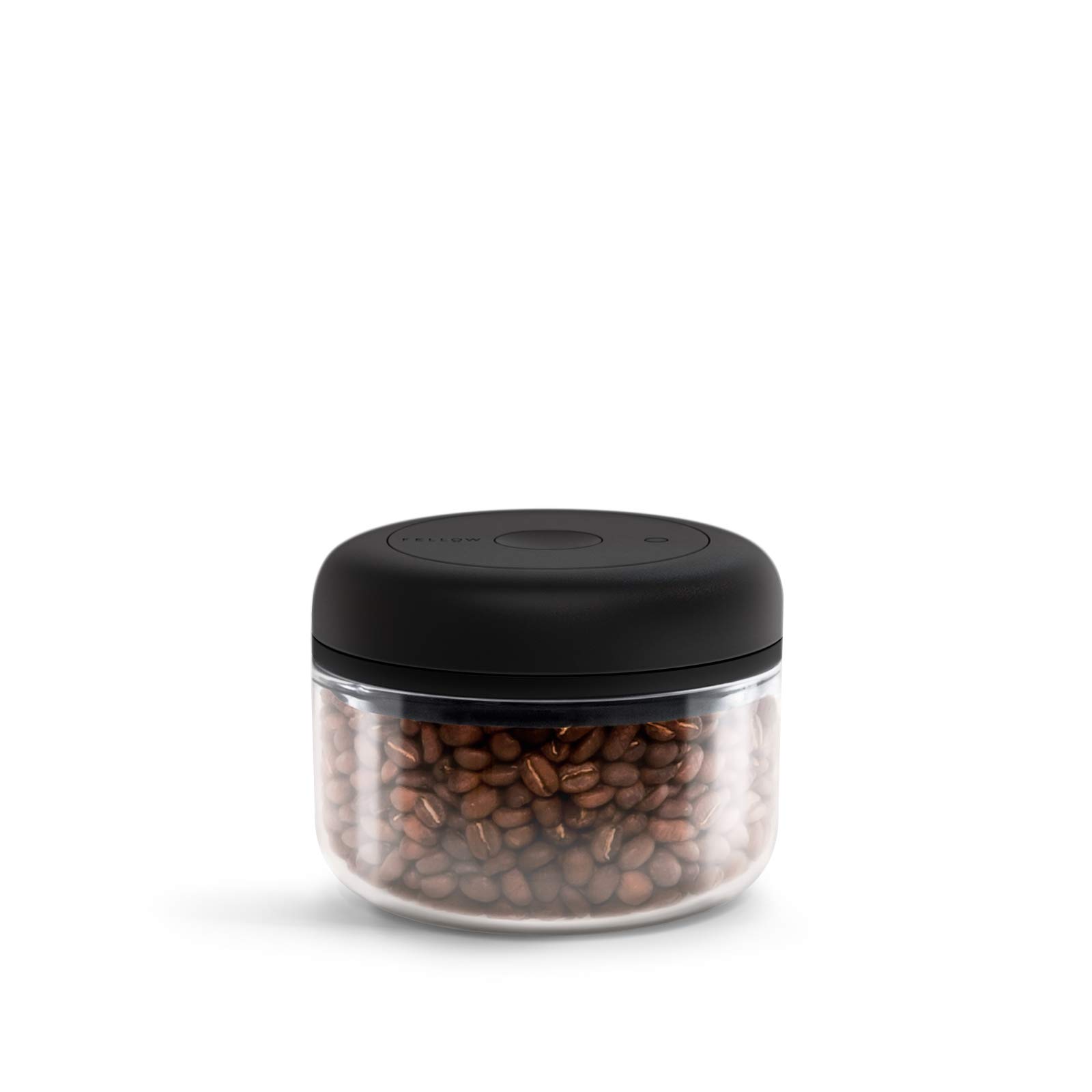 

Fellow Atmos Vacuum Storage Stylish Interior Container [Official Manufacturer] Canister, Coffee/Food Container, (Clear Glass, 0.4L)