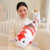 75cm Simulation Poisson Koi Peluche Douce Remplie Dessin Animé Carpe Oreiller Coussin Cadeau Pour Enfants Canapé Décoration Maison
