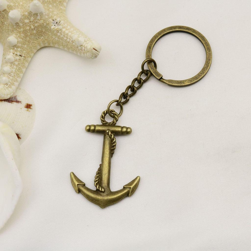 Hot Selling Simple Anchor Keychain Pendant